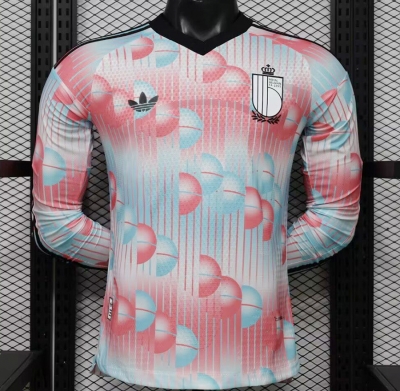 2026 belgium away long sleve player version Soccer Jersey